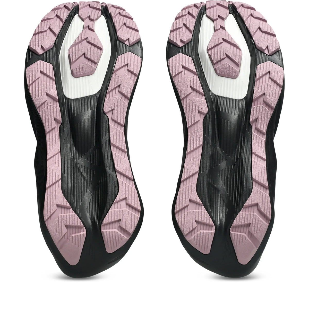 ASICS Novablast 6 GTX pour femme, coloris aubergine et noir - vue de la semelle