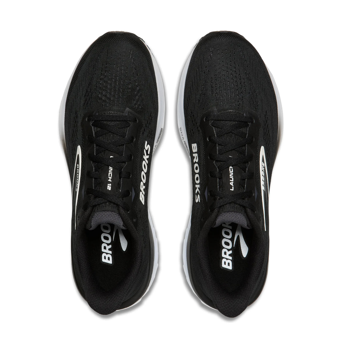 Brooks Launch 12 chaussures de course à pied homme - Black / Grey / White