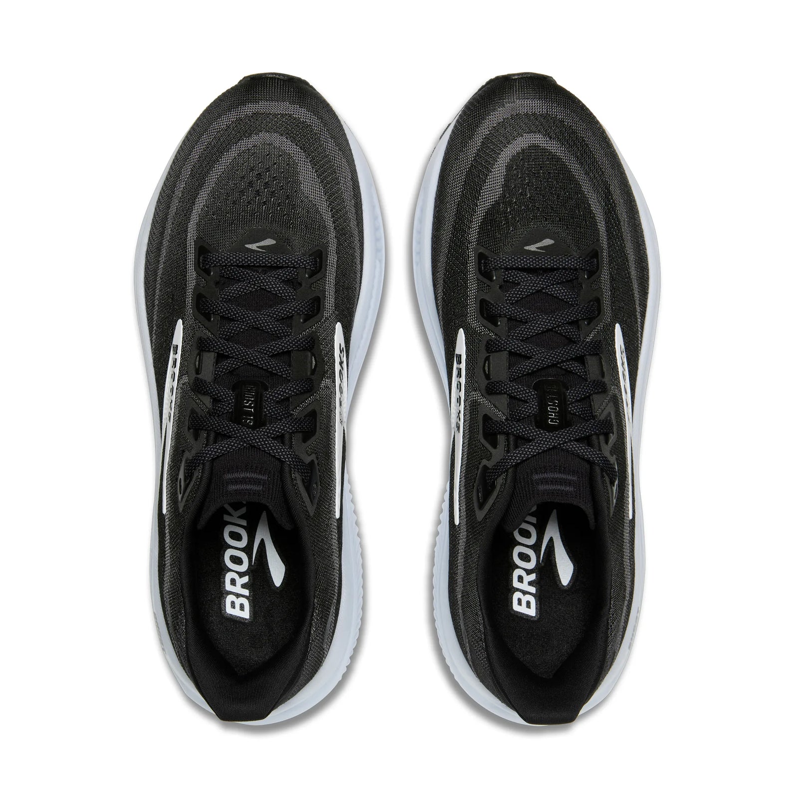 Brooks Ghost 18 Men's Running Shoes - Black / Grey / White