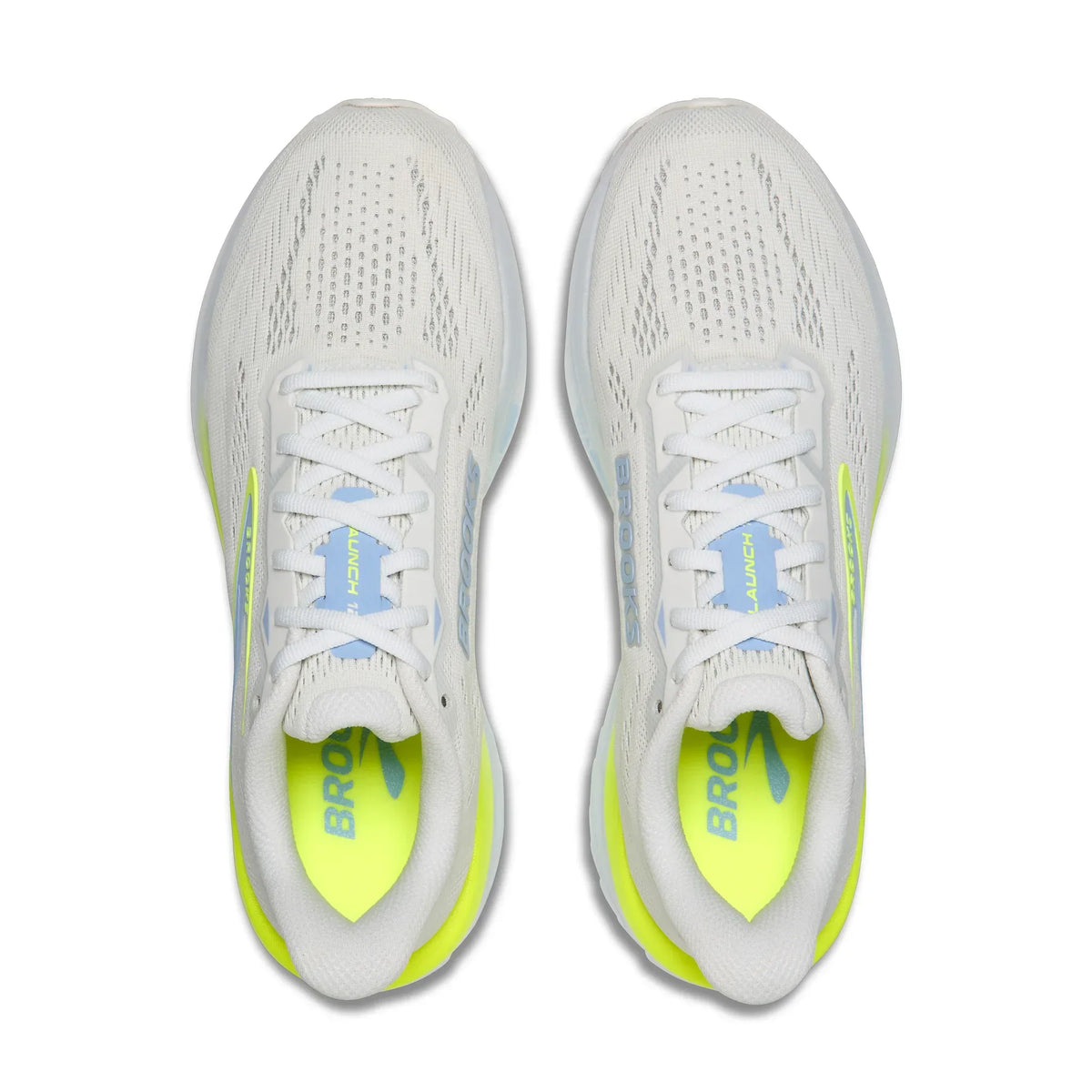Brooks Launch 12 chaussures de course à pied femme - White / Open Air / Nightlife
