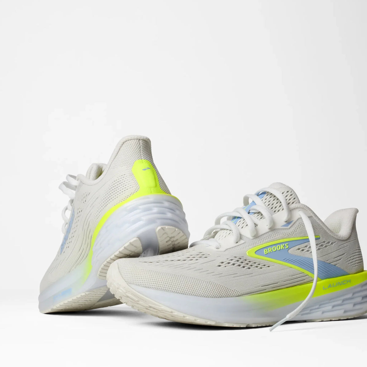 Brooks Launch 12 chaussures de course à pied femme - White / Open Air / Nightlife