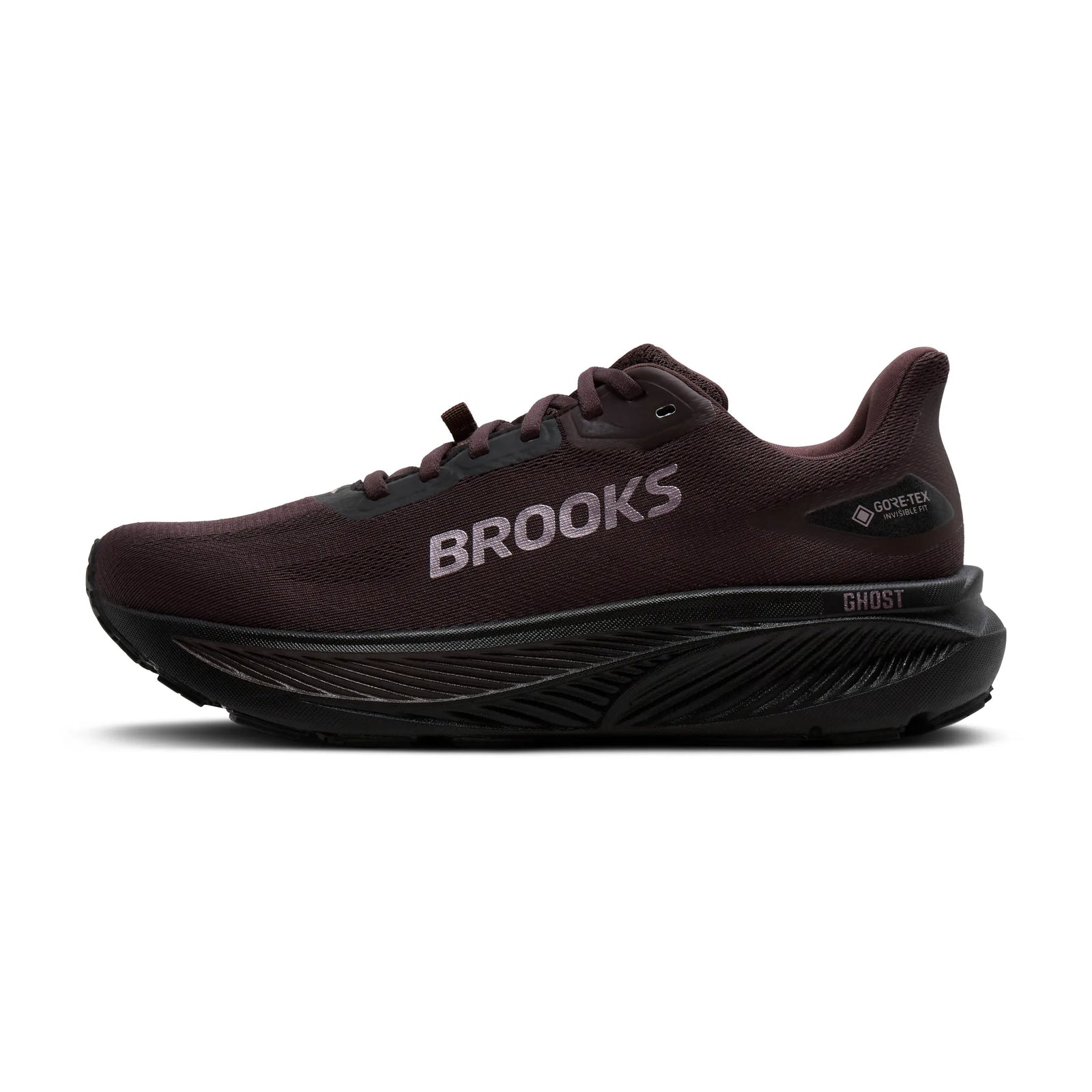 Brooks Ghost 18 GTX chaussures de course à pied imperméables pour femme - Raisin / Noir / Métallique