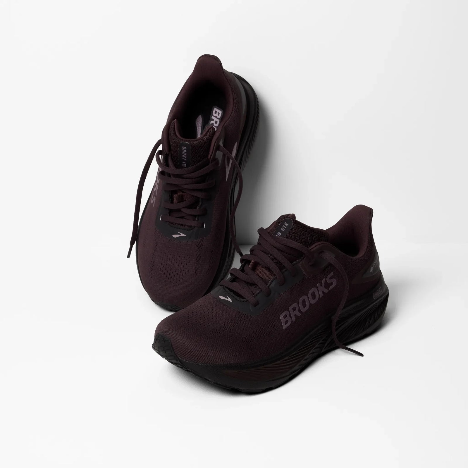 Brooks Ghost 18 GTX chaussures de course à pied imperméables pour femme - Raisin / Noir / Métallique