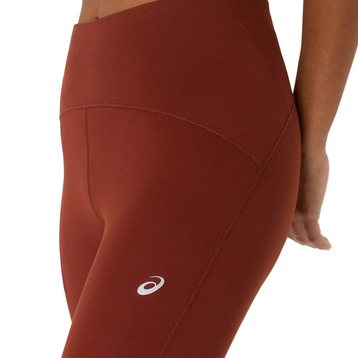 Legging ASICS Road Winter High Waist Singed Red pour femme