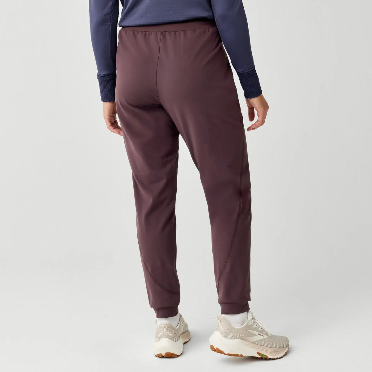 Brooks Momentum Thermal Jogger 2.0 pantalon de course à pied pour femme – Cacao (vue arrière)
