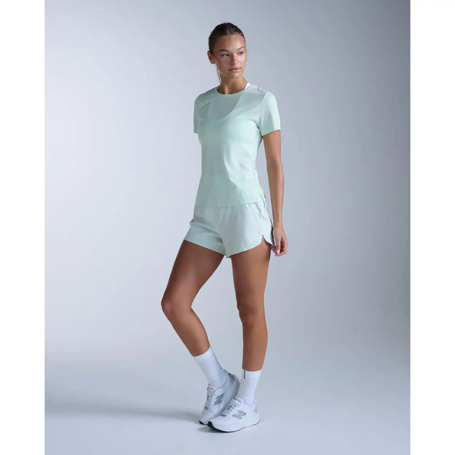 2XU Aero t-shirt femme - Mint Dust / Mint Reflective