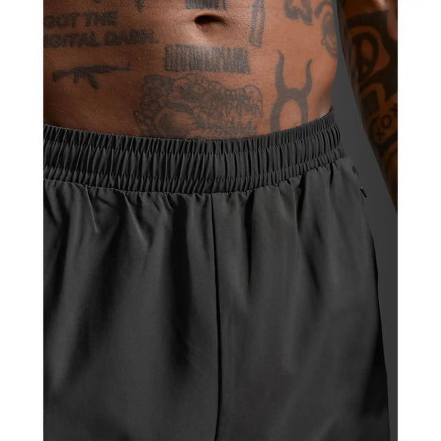 2XU Aero Woven Jogger homme - Noir / Argent réfléchissant