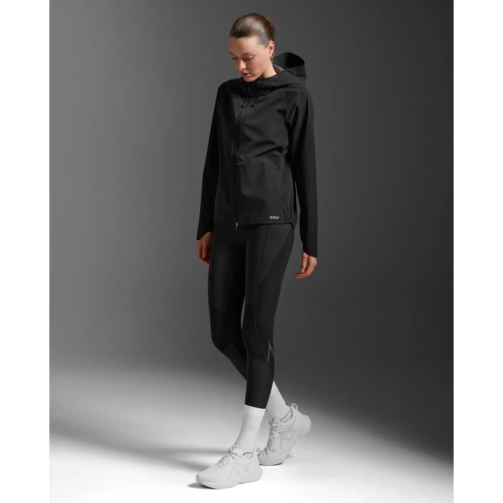 2XU Ignition Shield Jacket femme - Noir / Argent réfléchissant
