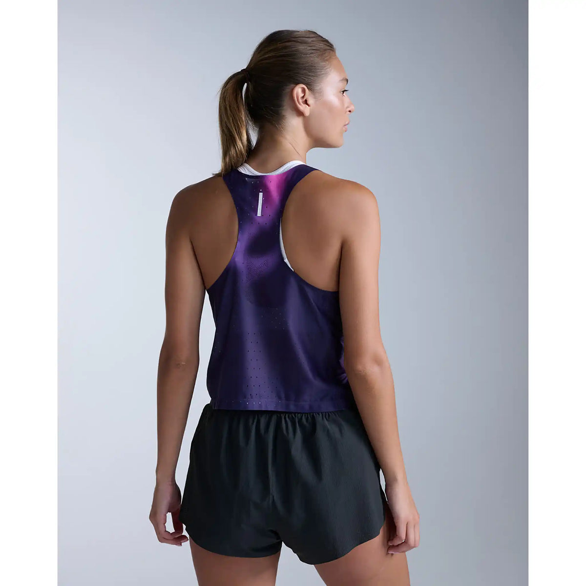 2XU Light Speed React Singlet women's - Violet Mist / Lavender Reflect