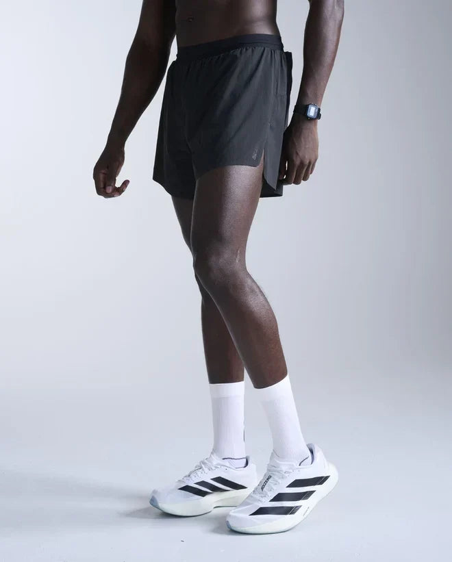 2XU Light Speed Stash short de course 5 pouces pour homme - Noir / Noir réfléchissant