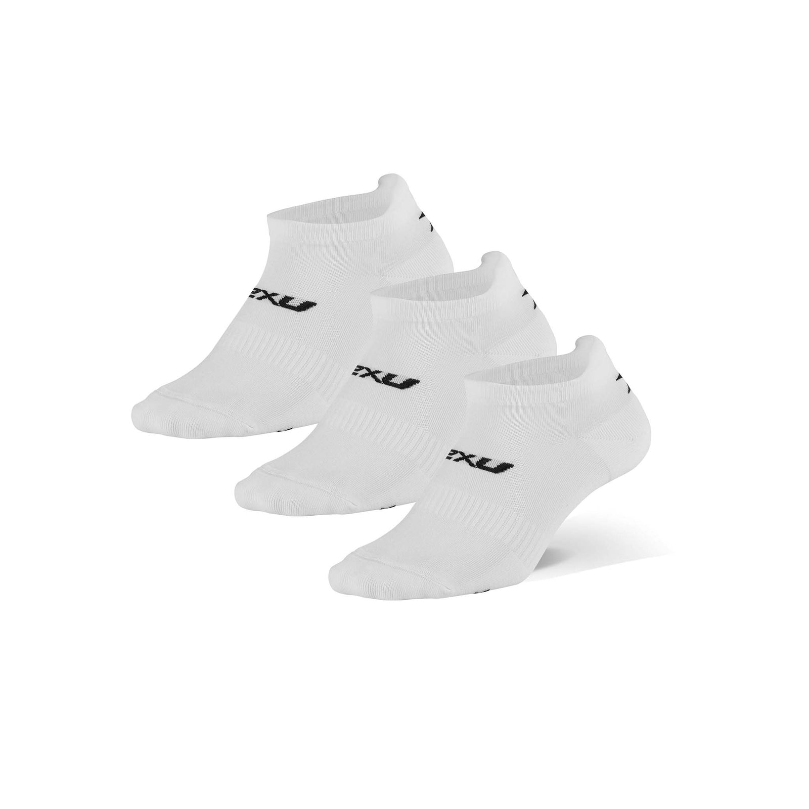 2XU 2XU Ankle Socks bas de course à pied à la cheville unisexes (paquet de 3)