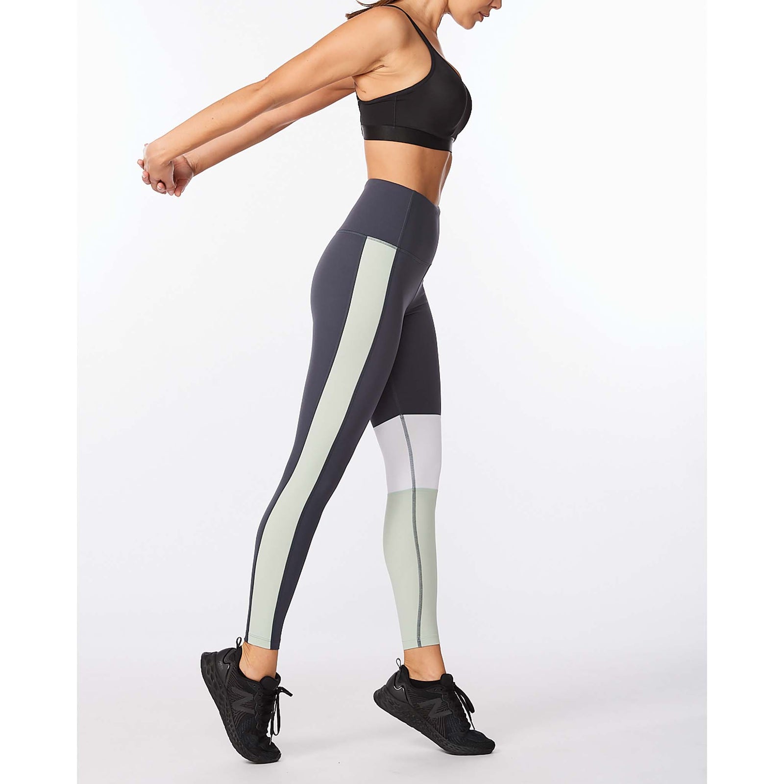 2XU 2XU Form Block Hi-Rise Compression Tights leggings à taille haute femme