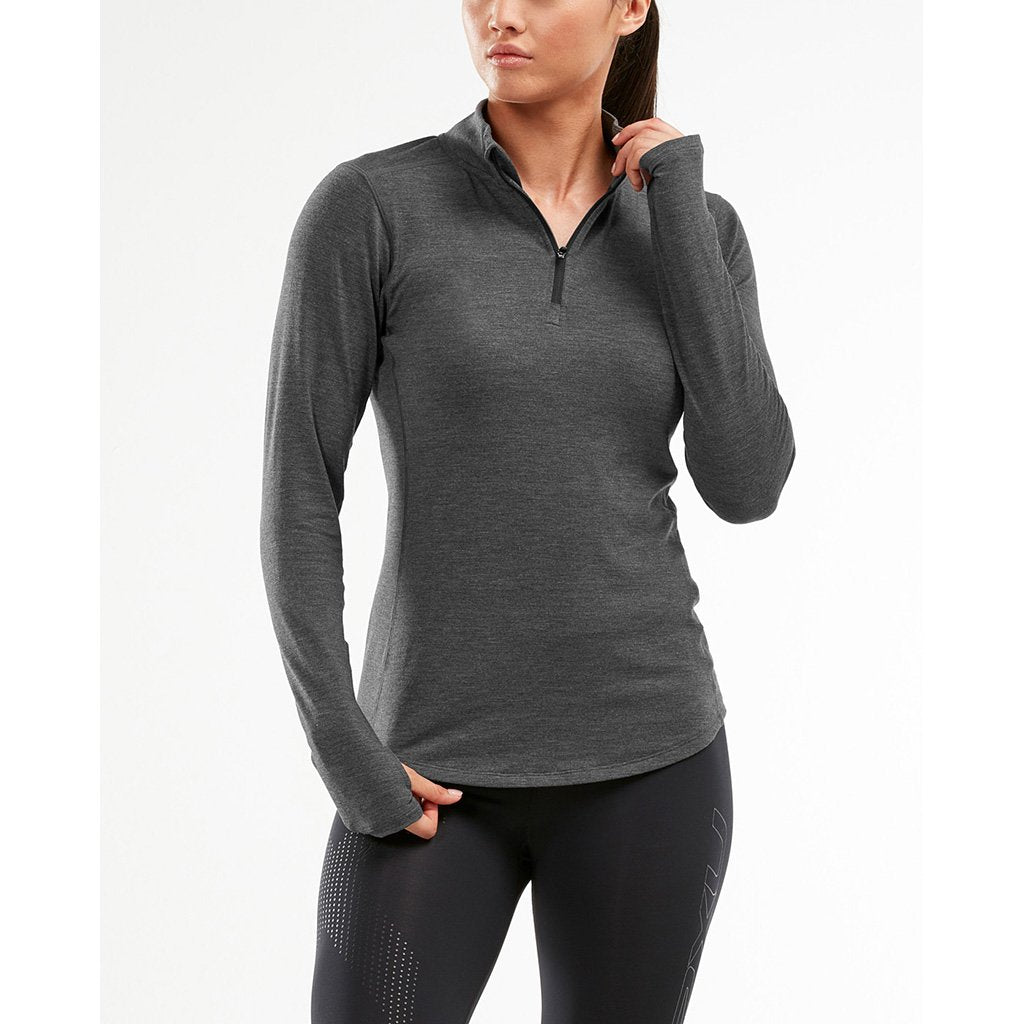 2XU 2XU Heat 1/4 Zip Top chandail de course a pied femme