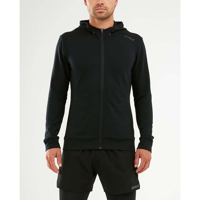 2XU 2XU Transit Zip Hoodie chandail kangourou avec fermeture eclair pour homme