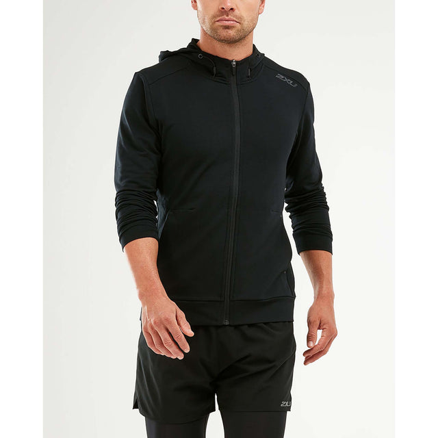2XU 2XU Transit Zip Hoodie chandail kangourou avec fermeture eclair pour homme