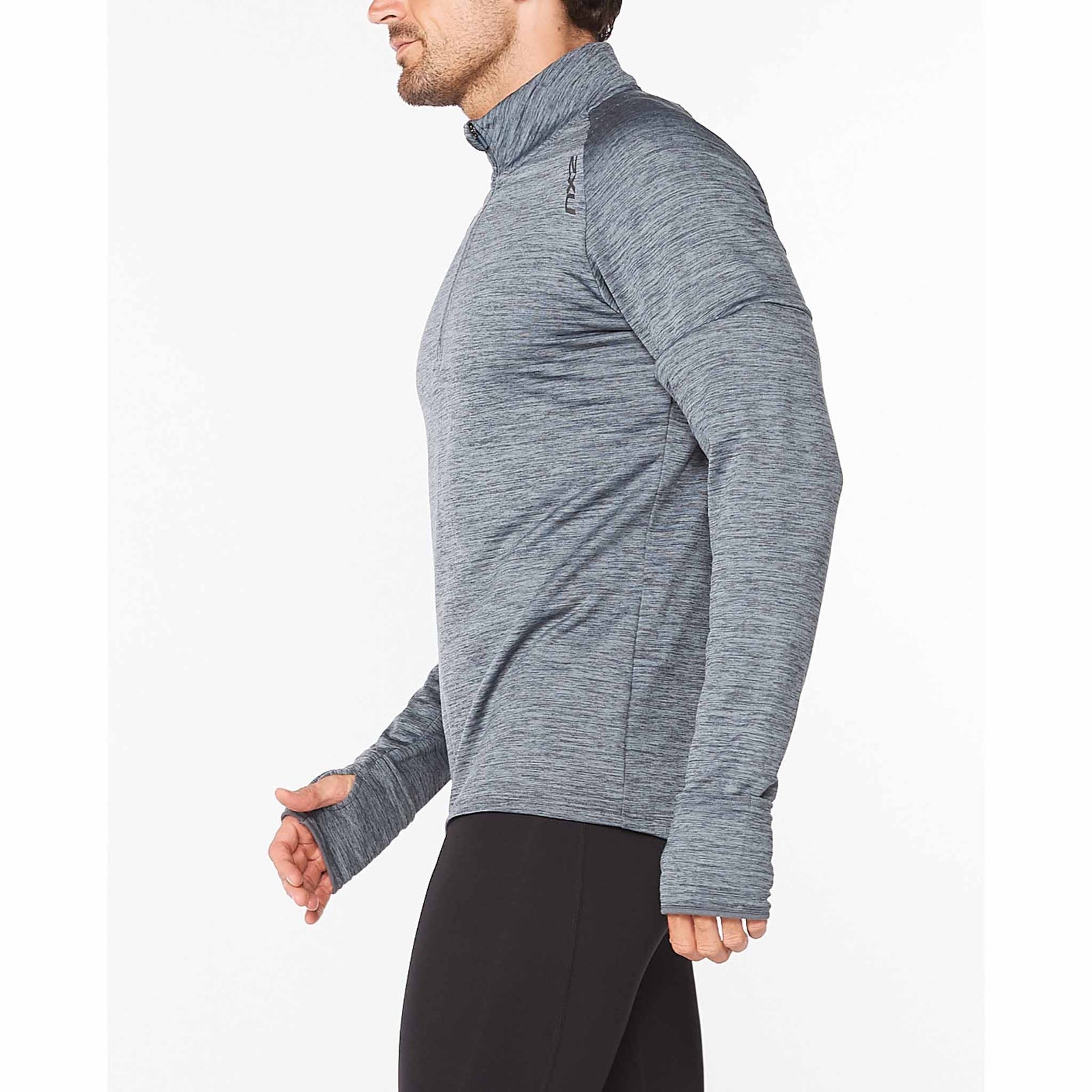 2XU 2XU chandail manches longues Ignition 1/4 Zip de course pour homme