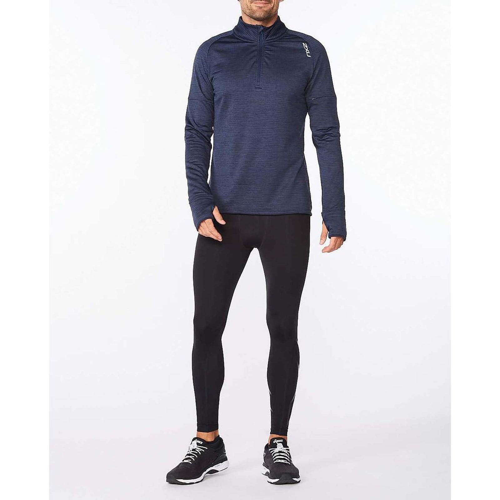 2XU 2XU chandail manches longues Ignition 1/4 Zip de course pour homme
