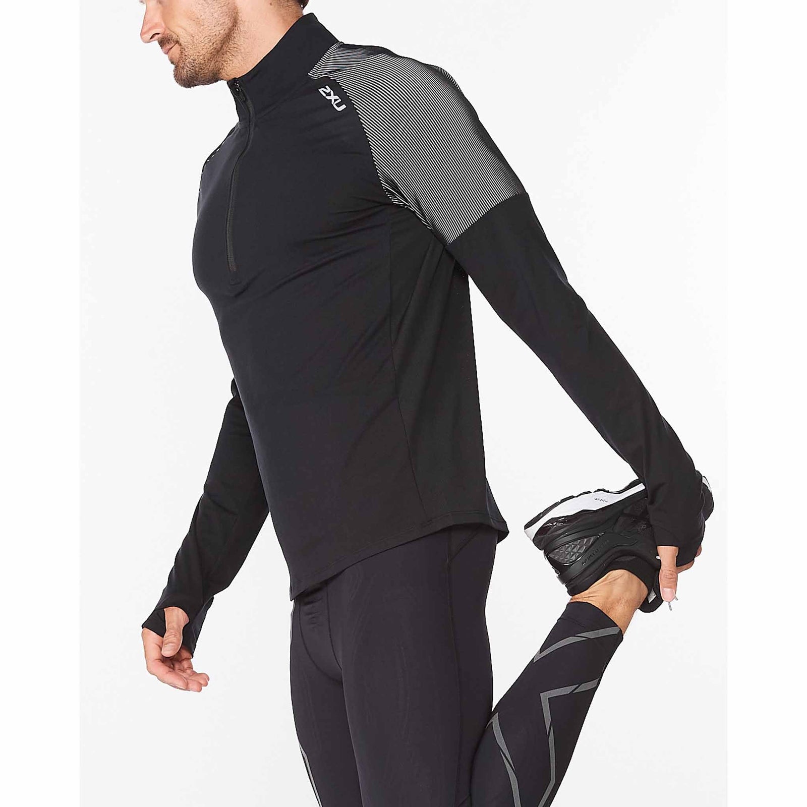 2XU 2XU chandail manches longues Light Speed 1/2 Zip de course pour homme