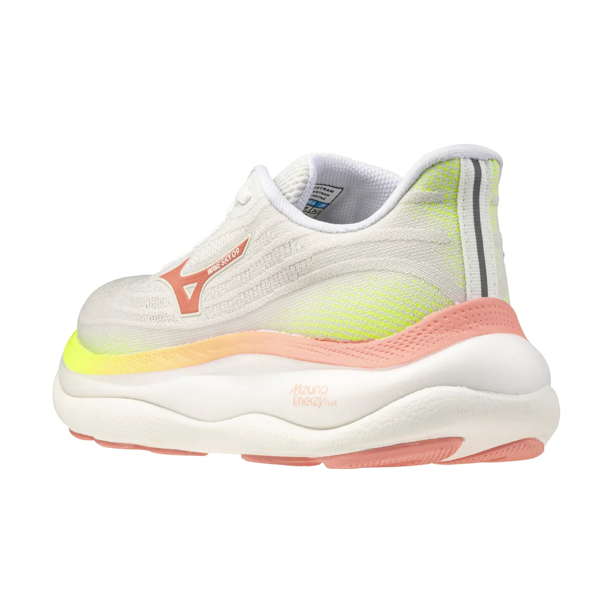 Mizuno Wave Sky 9 femme - GF White / Desert Flower