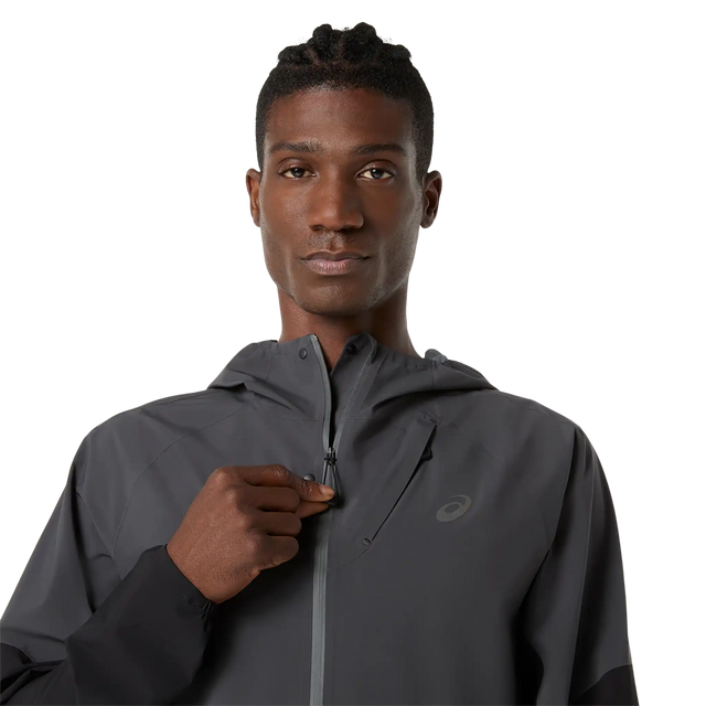 ASICS Metarun Legend Jacket de course à pied homme - Noir performance / Gris graphite