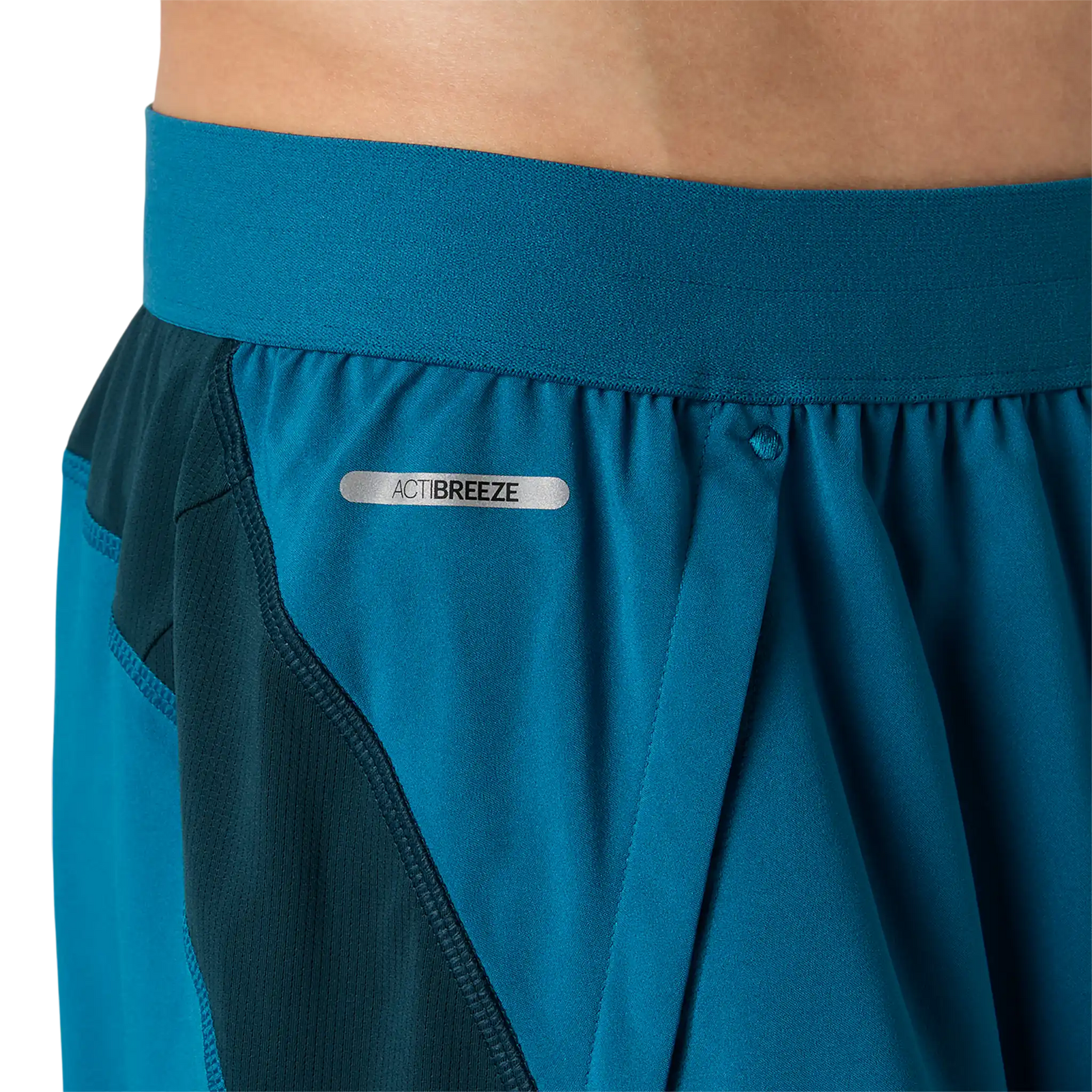 ASICS Road men's 5 in running shorts - Tranquil Teal / Dark Teal / Yamabuki