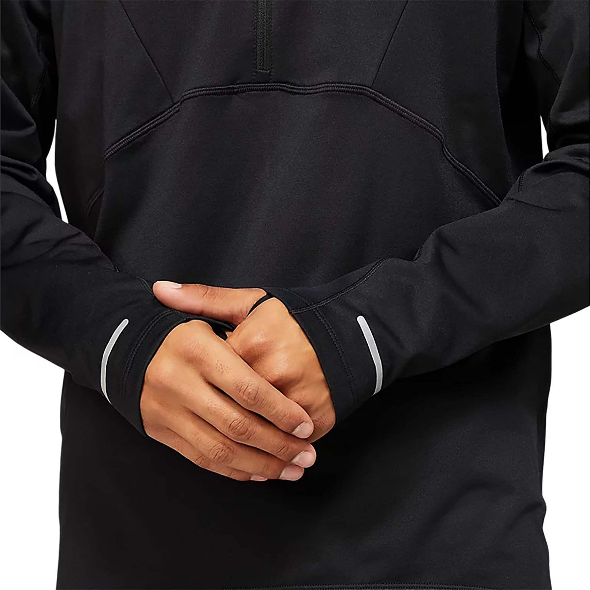 ASICS ASICS Lite-Show Winter chandail manches longues 1/2 zip de course à pied homme