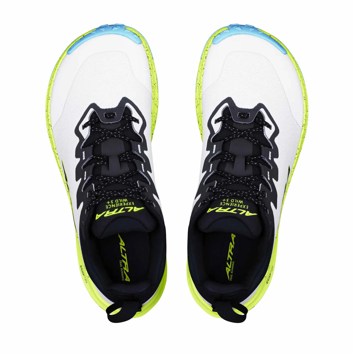 Altra Experience Wild 3+ Men's Trail Running Shoes - White / Lime