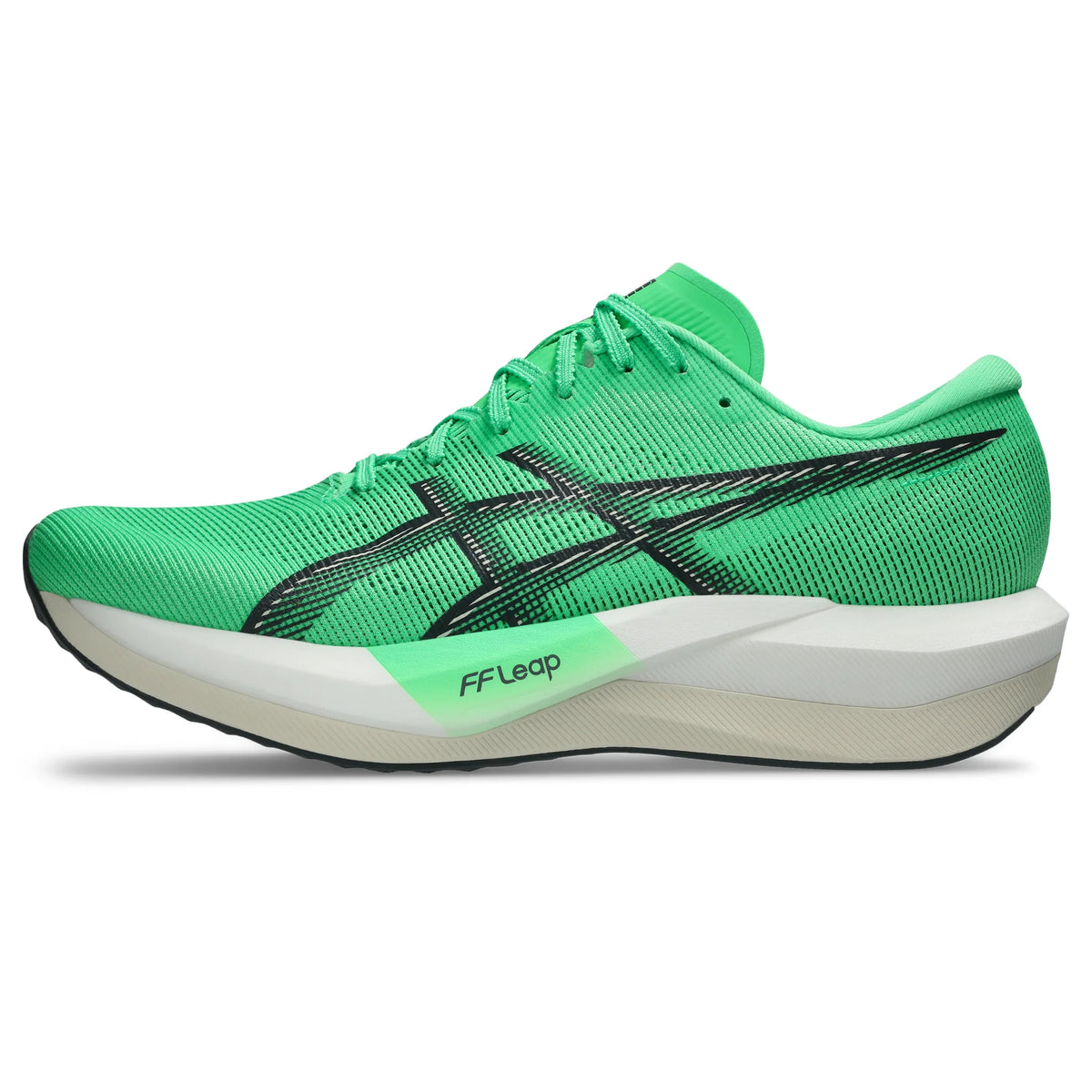 Asics Magic Speed 5 Unisex Carbon Plated Running Shoes - Vital Green / Carrier Grey