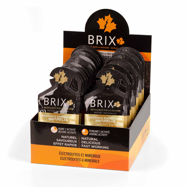 Brix Brix gels énergétique pour sportifs à base d'érable
