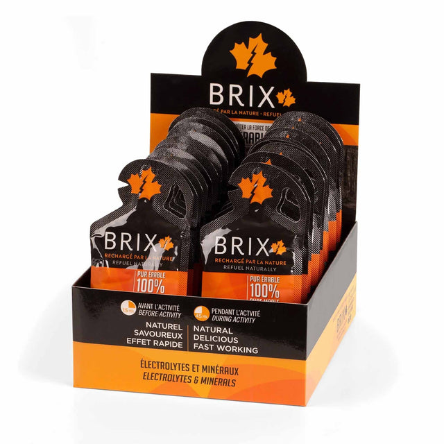 Brix Brix gels énergétique pour sportifs à base d'érable