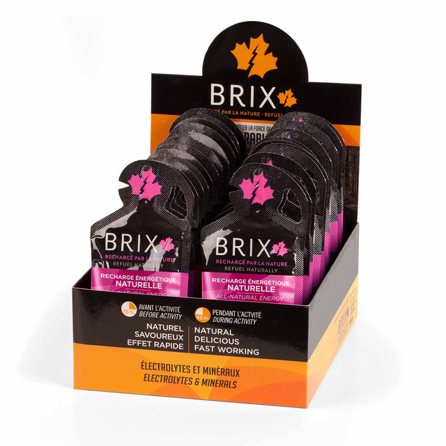 Brix Brix gels énergétique pour sportifs à base d'érable