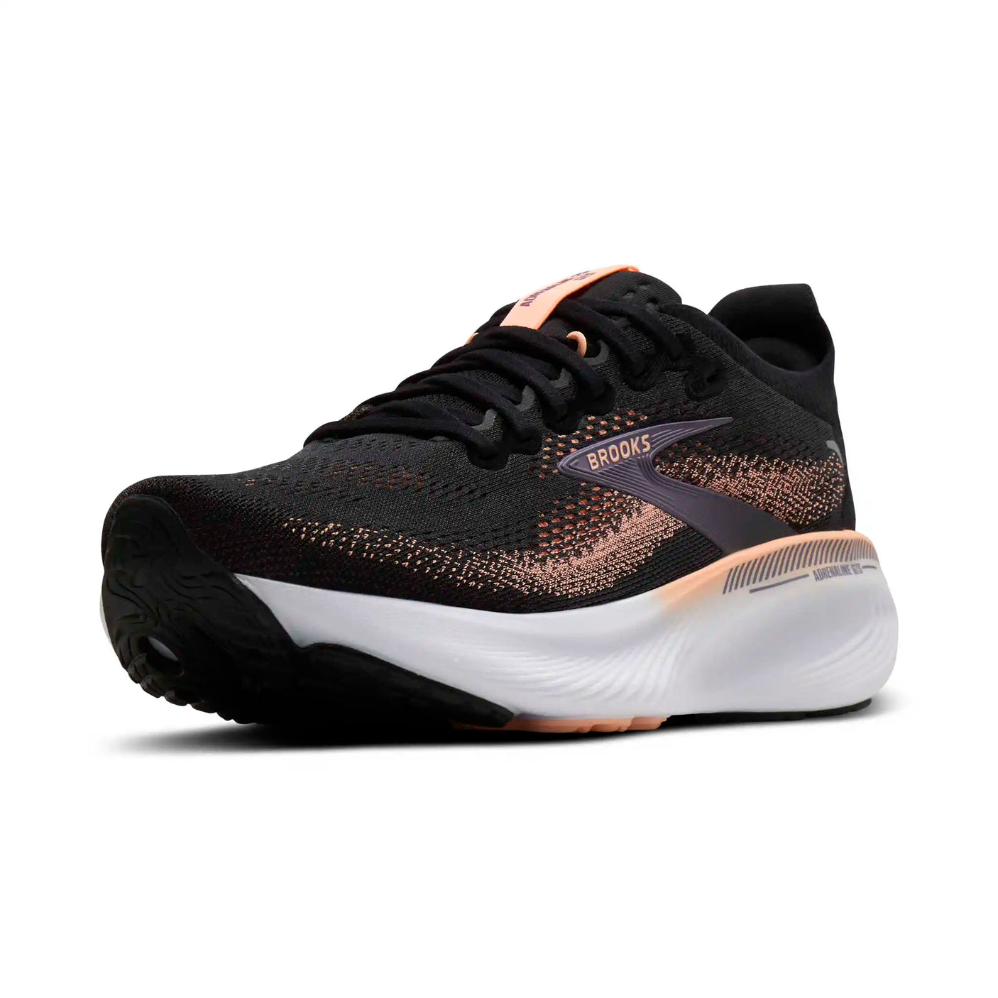 Brooks Adrenaline GTS 25 chaussures de course femme - Black / Peach / Mulled Grape