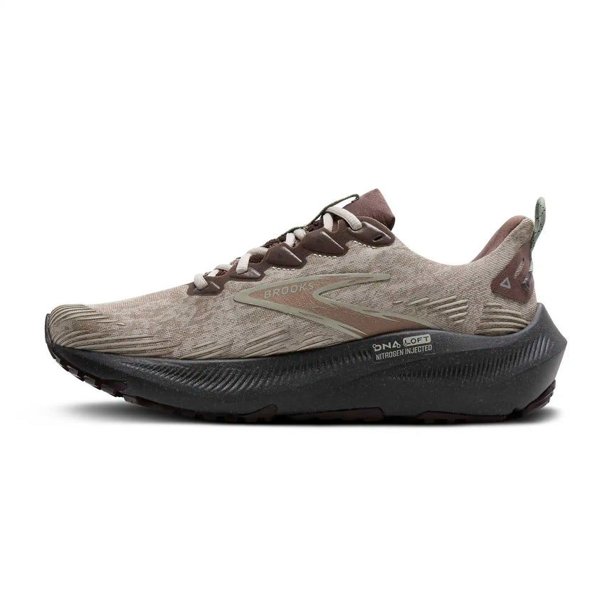 Brooks Ghost Trail chaussures de course à pied en sentier pour homme- Ganache / Coffee / Green