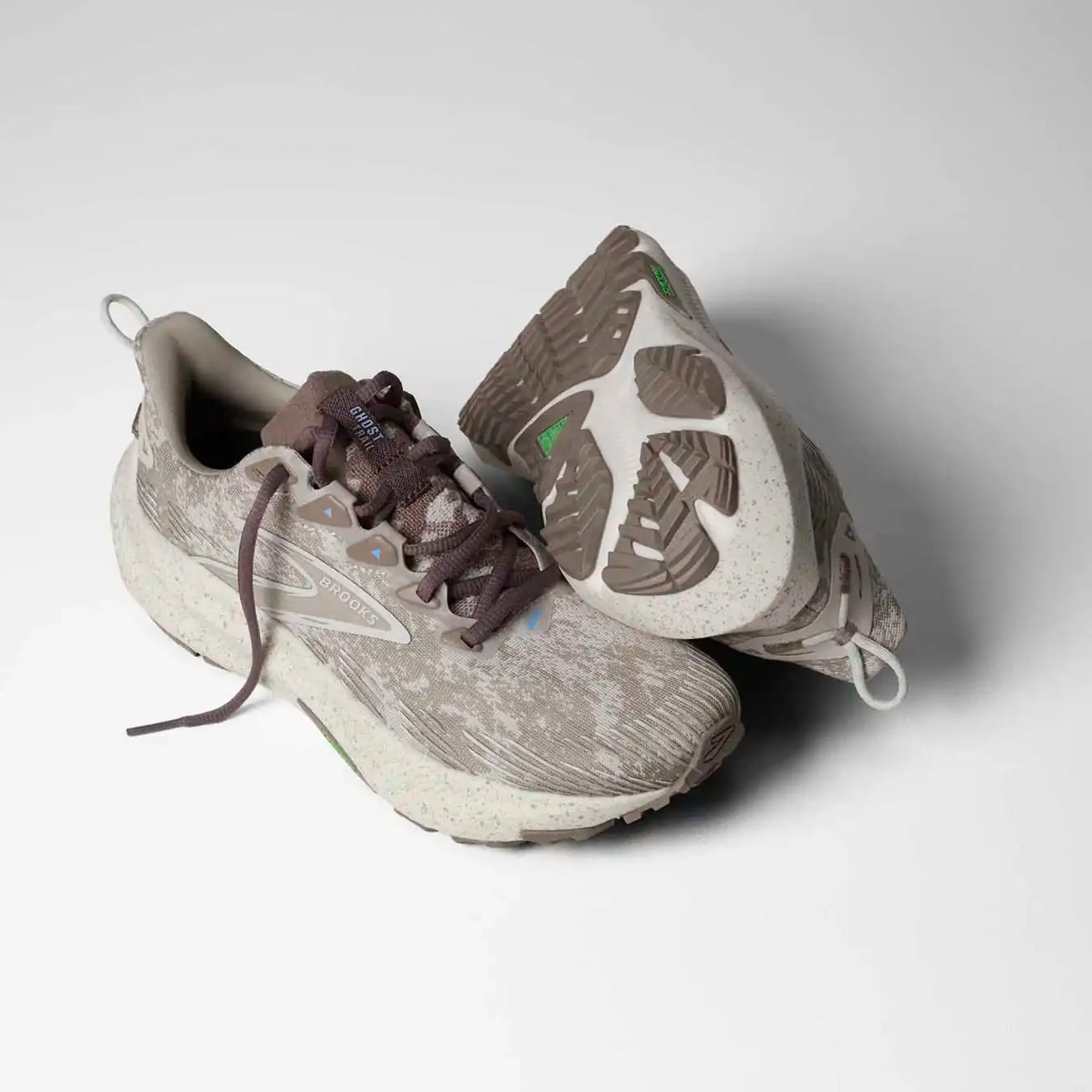 Brooks Ghost Trail chaussures de course à pied en sentier pour femme - Onyx / Stone / Taupe