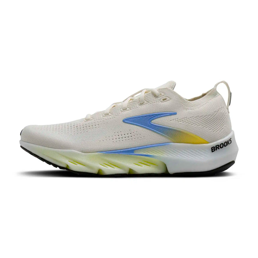 Brooks Glycerin Flex chaussures de course à pied homme - White / Cyber Yellow / Nightlife