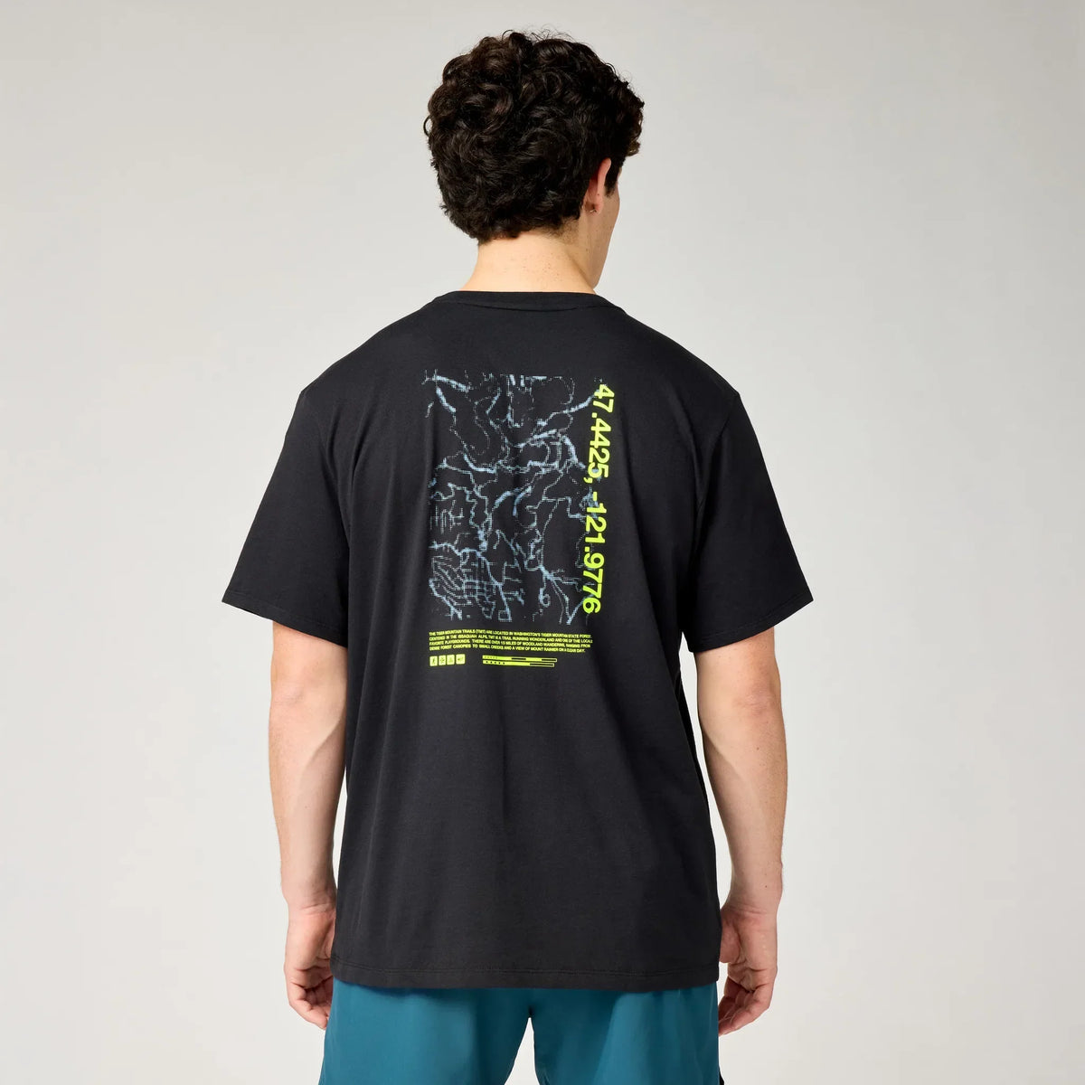 Brooks Graphic t-shirt homme - Noir / Sun Glare