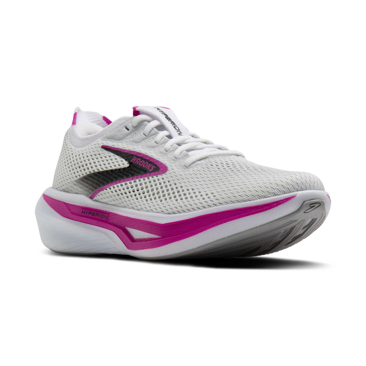 Brooks Hyperion 3 chaussures de course à pied femme - White / Luminary / Cyber Pink