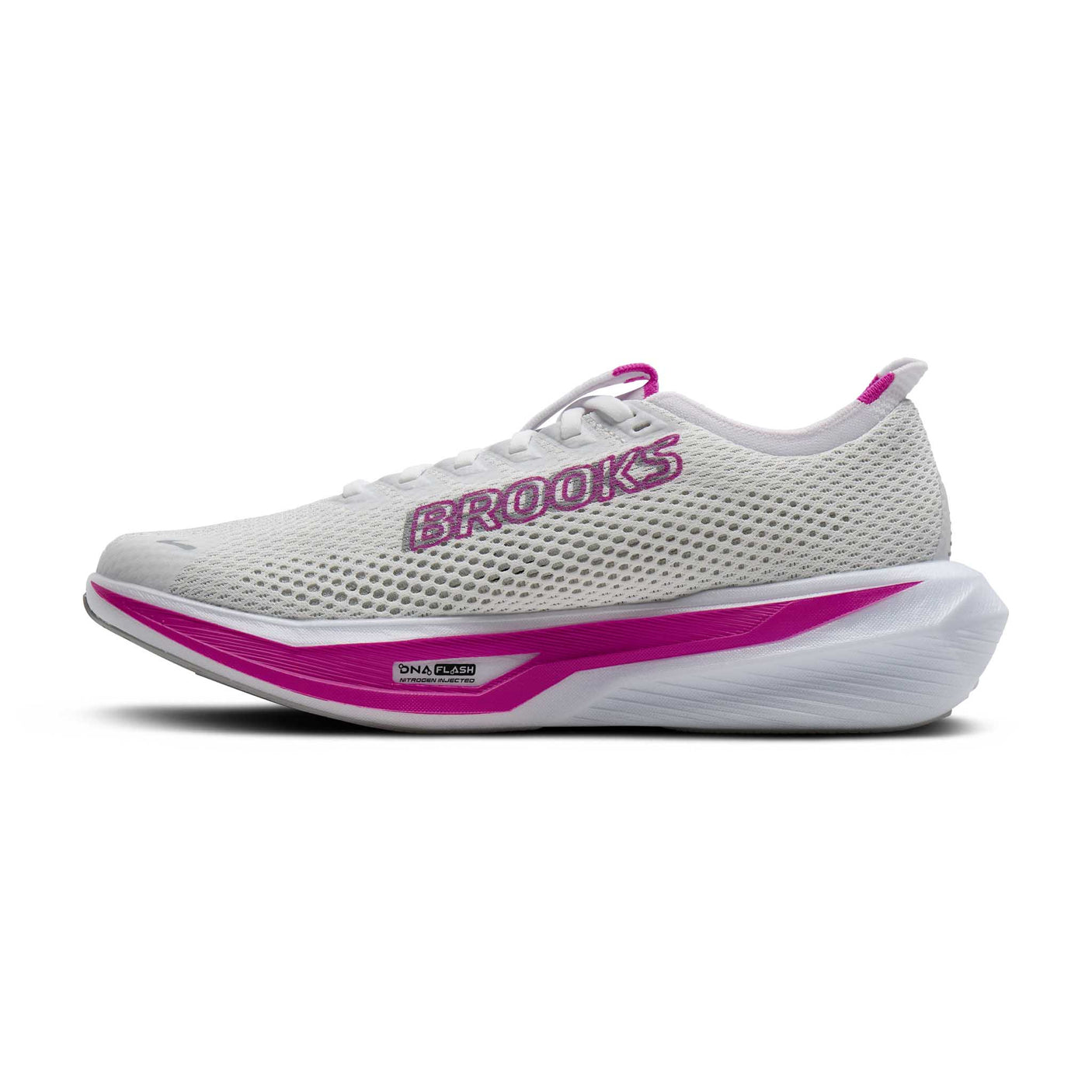 Brooks Hyperion 3 chaussures de course à pied femme - White / Luminary / Cyber Pink