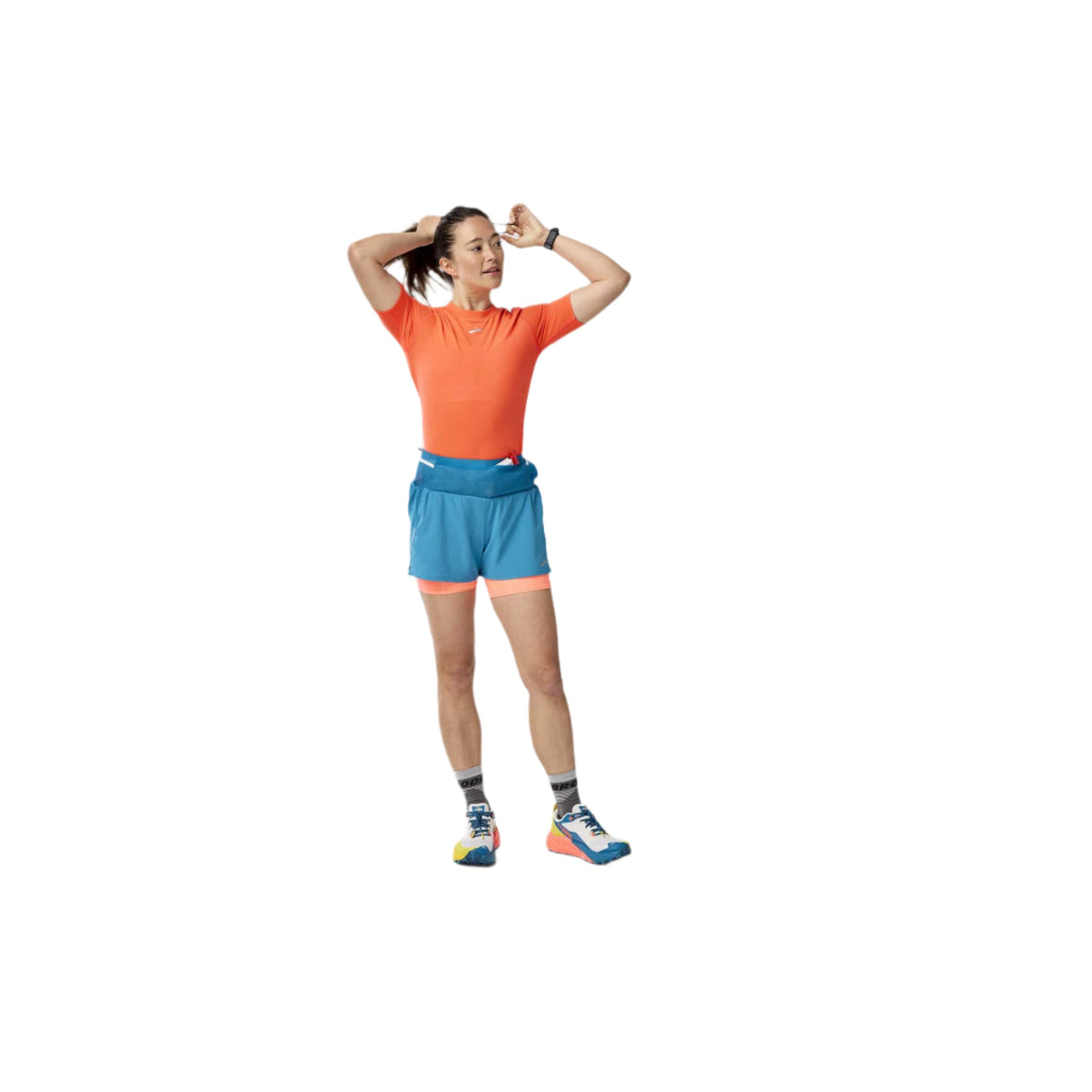 Brooks High Point short de course à pied 3 po 2-en-1 2.0 pour femme