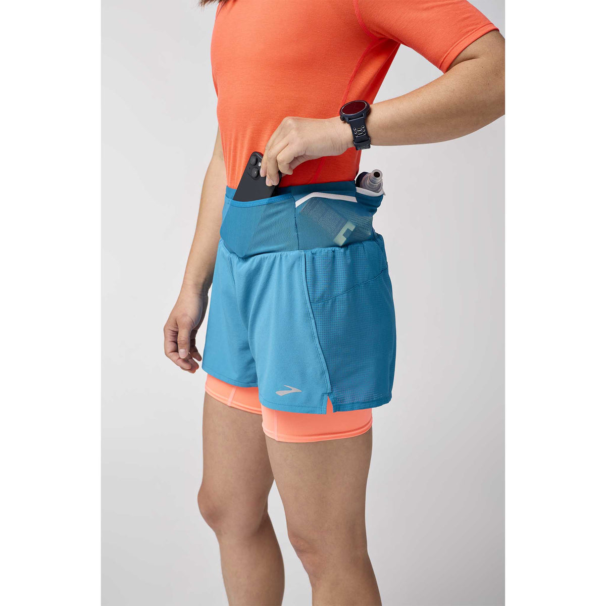 Brooks Brooks High Point short de course à pied 3 po 2-en-1 2.0 pour femme