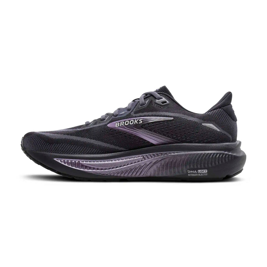 Brooks Ghost 18 chaussures de course femme - Ebony / Folkstone / Metallic