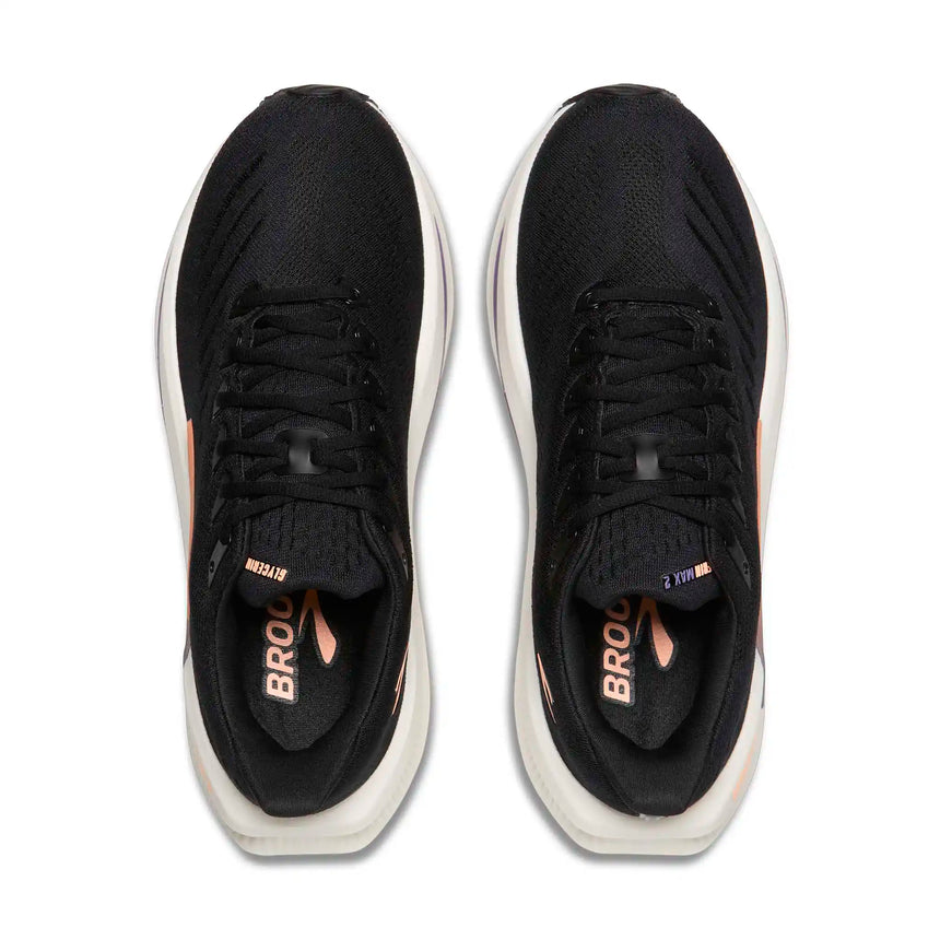 Brooks Glycerin Max 2 chaussures de course à pied femme - Black / Peach / Clear