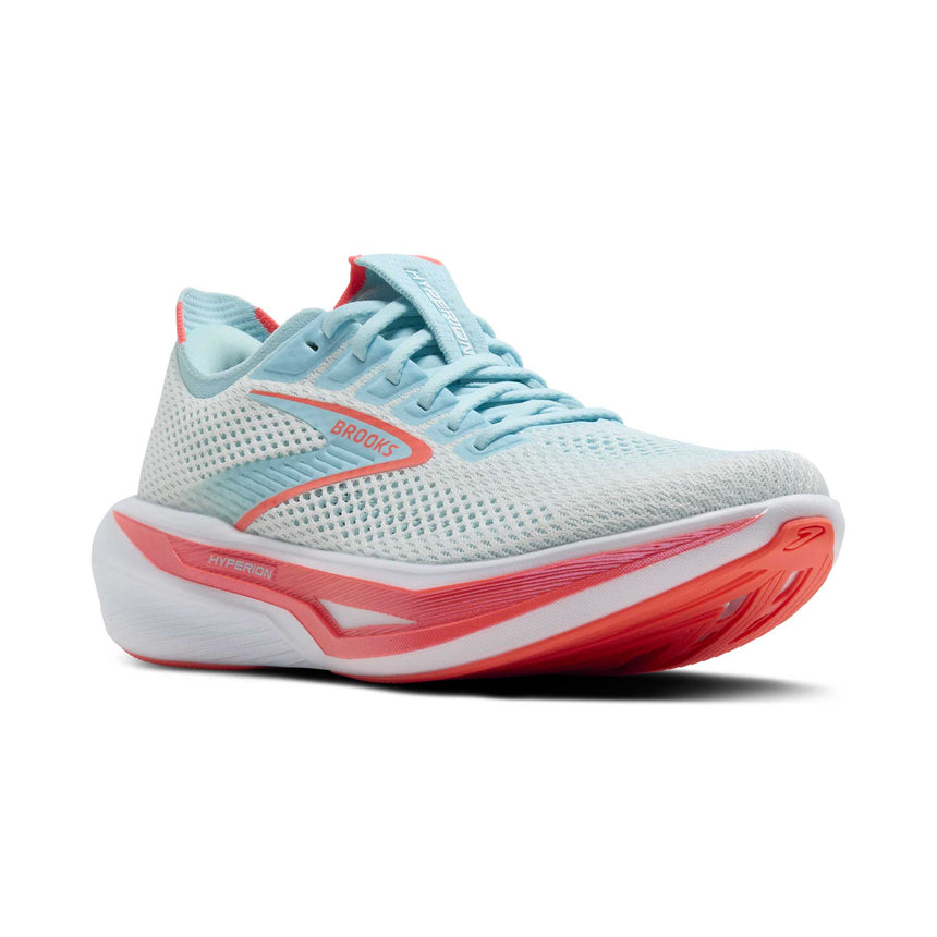 Brooks Hyperion 3 chaussures de course à pied femme - White / Pink Clay / Atomizer