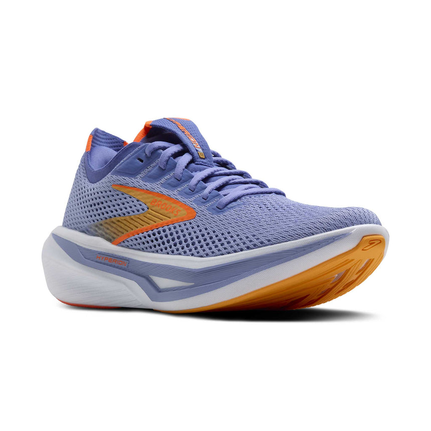 Brooks Hyperion 3 chaussures de course à pied femme -Blue Heron / Orange / White