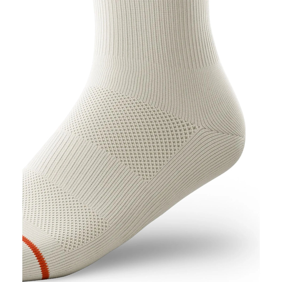 Outway Core Off White Crew unisex running sock - Off White - side view