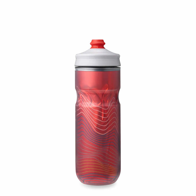 HydraPak Polar Surge 20 Oz Water Bottle - Ascent Red