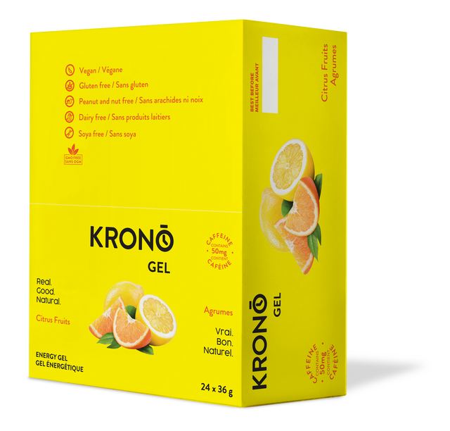 Krono Nutrition Citrus Energy Gel - Box of 24