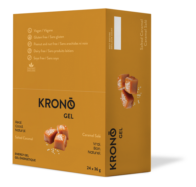 Krono Nutrition Gel énergétique Caramel salé - Boîte de 24