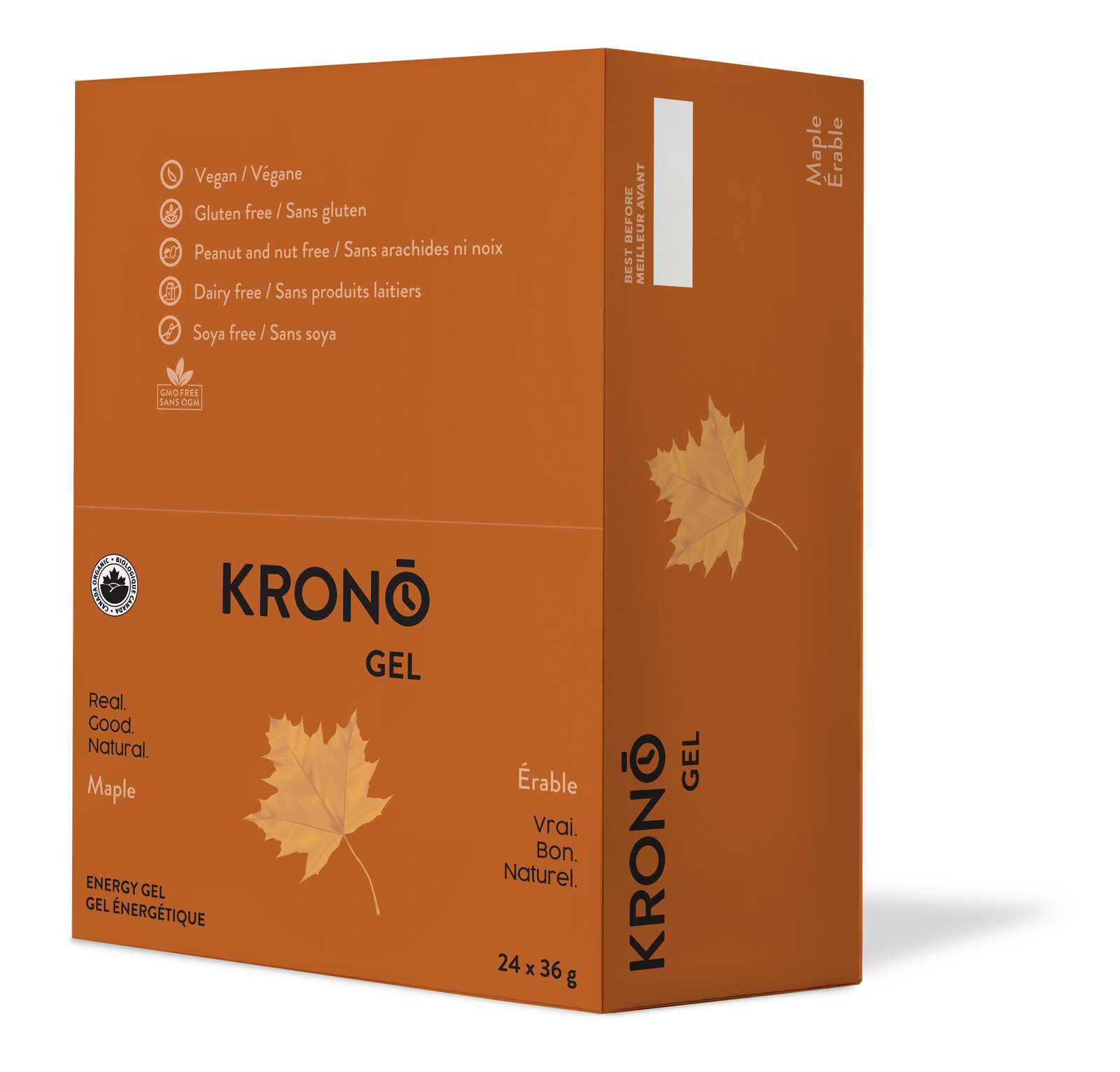 Krono Nutrition Maple Energy Gel - Box of 24