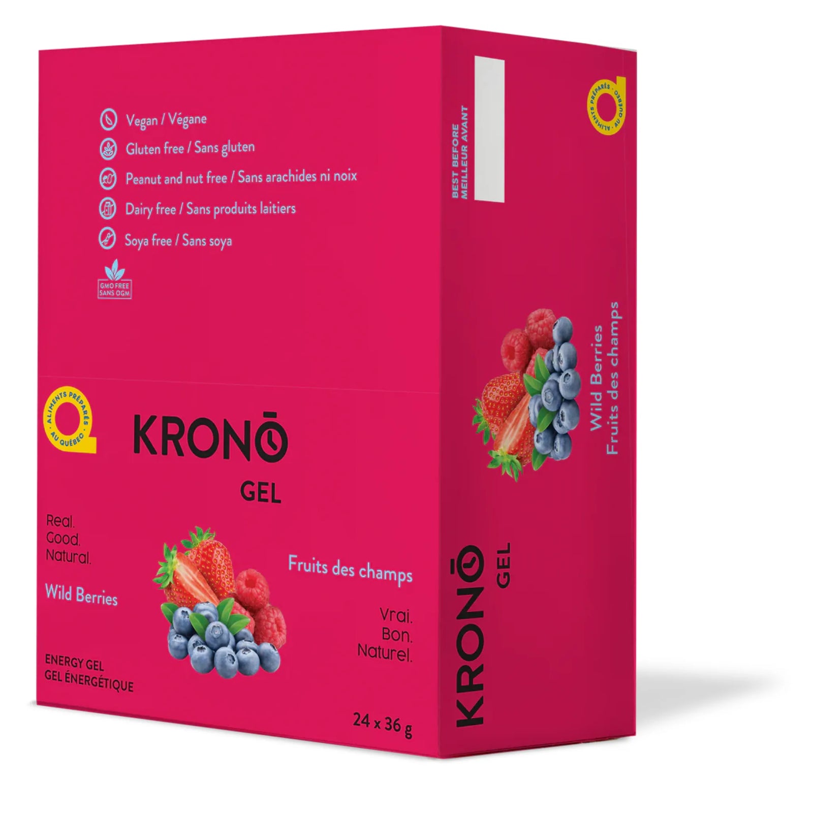 Krono Nutrition Energy Gel Wild Berries Box of 24